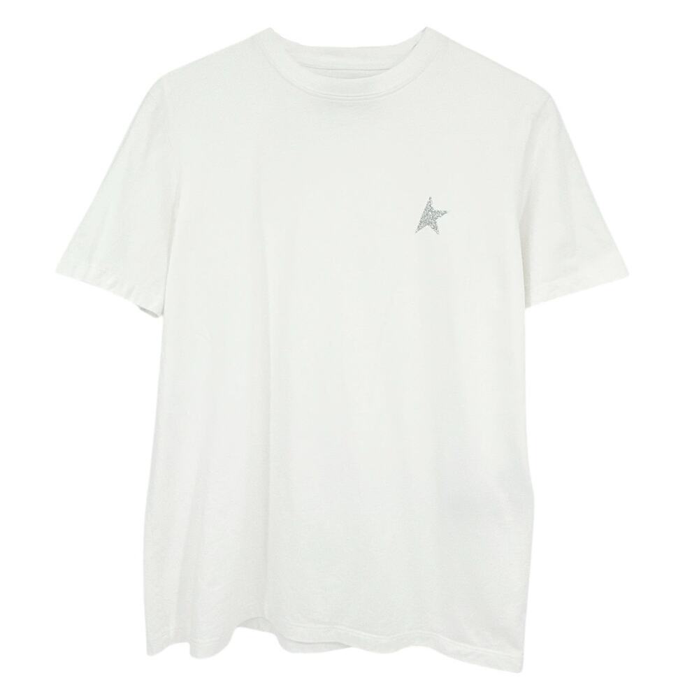GOLDEN GOOSE Crewneck Glitter Star Tee S - Picture 4 of 11